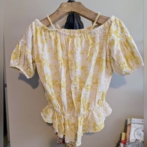 Vintage Free People Off The Shoulder Top